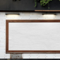 Wooden Frame Street Billboard Mockup