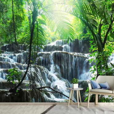Wall Mural Photo Wallpaper Waterfall Agua Azul